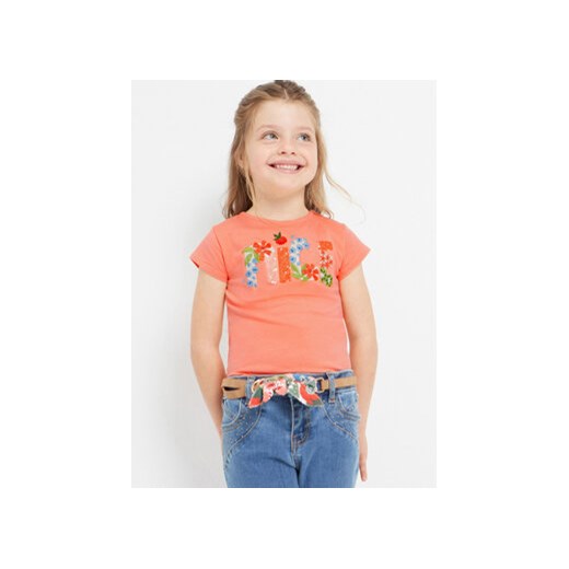 Mayoral T-Shirt 3065 Pomarańczowy ze sklepu MODIVO w kategorii Bluzki dziewczęce - zdjęcie 168651488