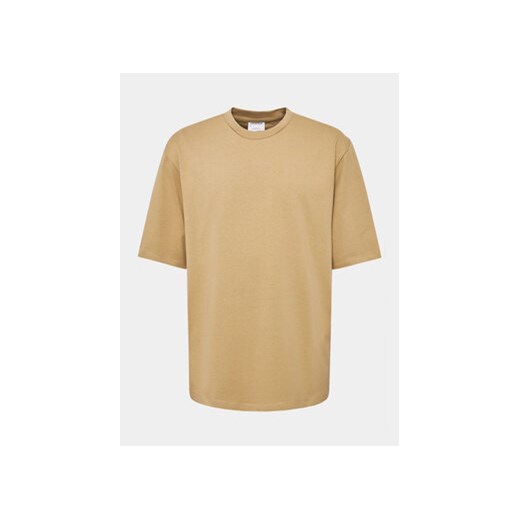Lindbergh T-Shirt 30-400120 Beżowy Relaxed Fit ze sklepu MODIVO w kategorii T-shirty męskie - zdjęcie 168651726