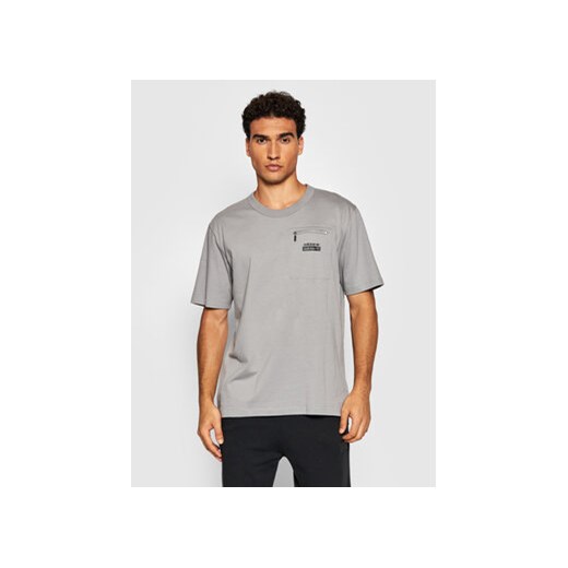 adidas T-Shirt R.Y.V. H11470 Szary Loose Fit ze sklepu MODIVO w kategorii T-shirty męskie - zdjęcie 168652016