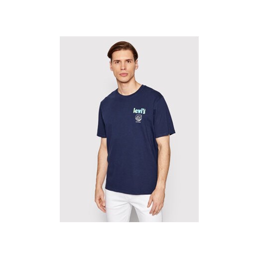 Levi's® T-Shirt Surf Club 16143-0625 Granatowy Relaxed Fit ze sklepu MODIVO w kategorii T-shirty męskie - zdjęcie 168652018
