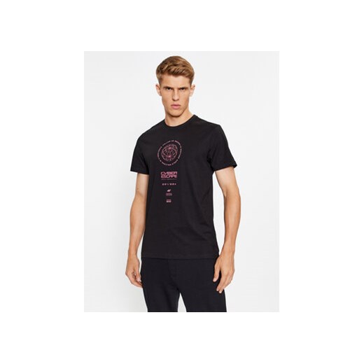 4F T-Shirt 4FAW23TTSHM0890 Czarny Regular Fit ze sklepu MODIVO w kategorii T-shirty męskie - zdjęcie 168652139