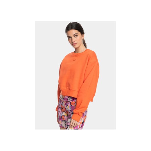 Roxy Bluza Ess Nrj Cn Otlr ERJFT04670 Pomarańczowy Regular Fit ze sklepu MODIVO w kategorii Bluzy damskie - zdjęcie 168652229