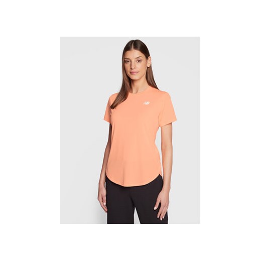 New Balance Koszulka techniczna Accelerate WT23222 Pomarańczowy Athletic Fit ze sklepu MODIVO w kategorii Bluzki damskie - zdjęcie 168652306