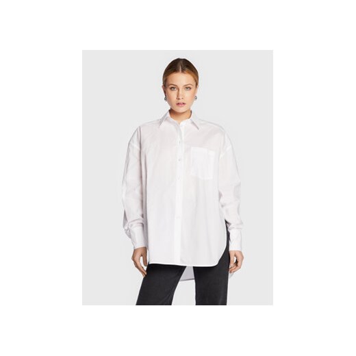 Remain Koszula Naja RM1540 Biały Oversize ze sklepu MODIVO w kategorii Koszule damskie - zdjęcie 168652766