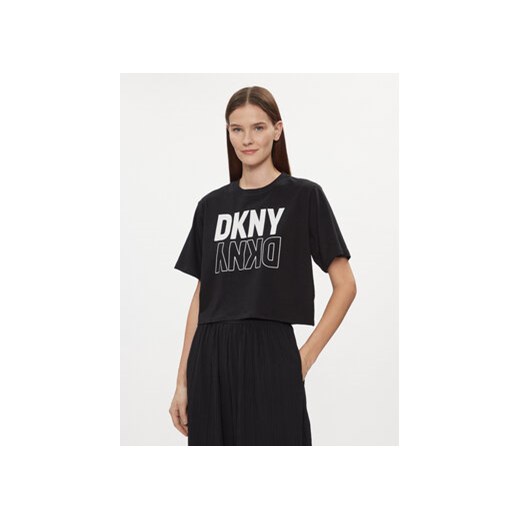 DKNY Sport T-Shirt DP2T8559 Czarny Boxy Fit ze sklepu MODIVO w kategorii Bluzki damskie - zdjęcie 168652896