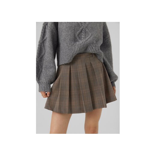 Vero Moda Spódnica mini Tracy 10299719 Beżowy Regular Fit ze sklepu MODIVO w kategorii Spódnice - zdjęcie 168652938