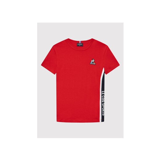 Le Coq Sportif T-Shirt 2210495 Czerwony Regular Fit Le Coq Sportif 10Y promocja MODIVO