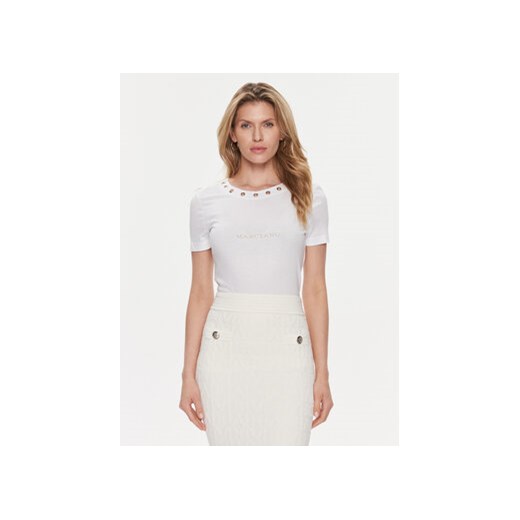 Marciano Guess T-Shirt 4RGP24 6138A Biały Regular Fit ze sklepu MODIVO w kategorii Bluzki damskie - zdjęcie 168653947