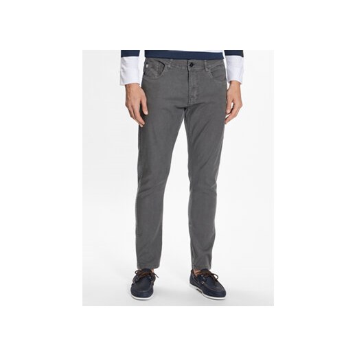 INDICODE Spodnie materiałowe Rajan 60-249 Szary Regular Fit ze sklepu MODIVO w kategorii Spodnie męskie - zdjęcie 168654729