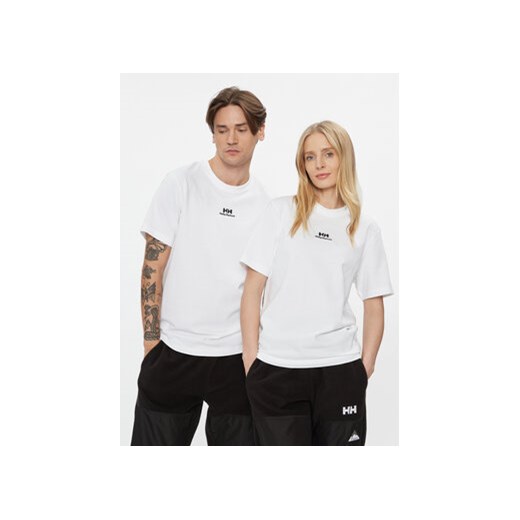 Helly Hansen T-Shirt Yu Patch 53391 Biały Regular Fit ze sklepu MODIVO w kategorii T-shirty męskie - zdjęcie 168654766