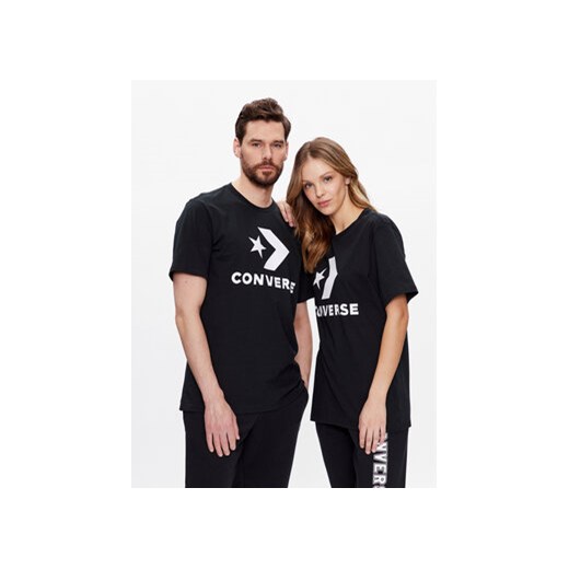 Converse T-Shirt Unisex Chuck Patch 10025458-A02 Czarny Standard Fit ze sklepu MODIVO w kategorii Bluzki damskie - zdjęcie 168654888