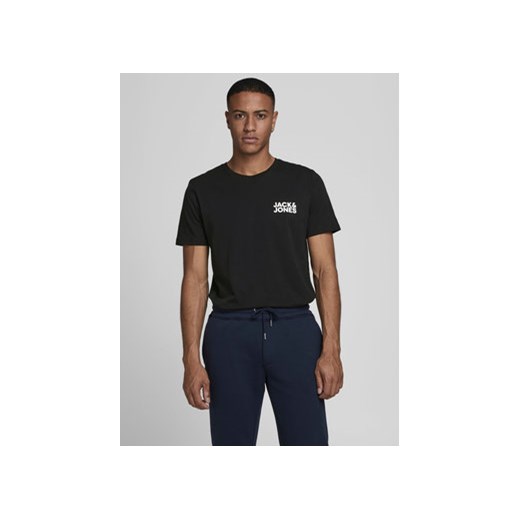 Jack&Jones T-Shirt Corp Logo 12151955 Czarny Slim Fit ze sklepu MODIVO w kategorii T-shirty męskie - zdjęcie 168654995