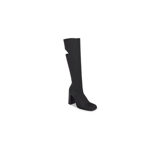 Calvin Klein Jeans Kozaki Long Heel Zip Boot Cut Out Edgy YW0YW01253 Czarny 37 okazja MODIVO