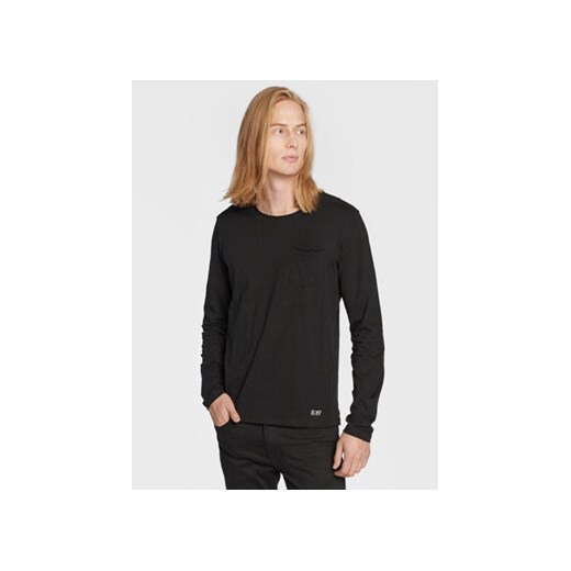 Blend Longsleeve Nicolai 20703060 Czarny Regular Fit ze sklepu MODIVO w kategorii T-shirty męskie - zdjęcie 168655417
