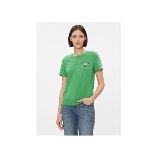ONLY T-Shirt 15310849 Zielony Regular Fit ze sklepu MODIVO w kategorii Bluzki damskie - zdjęcie 168655606