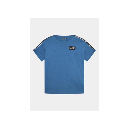 EA7 Emporio Armani T-Shirt 3RBT56 BJ02Z 1534 Niebieski Regular Fit ze sklepu MODIVO w kategorii T-shirty chłopięce - zdjęcie 168655696
