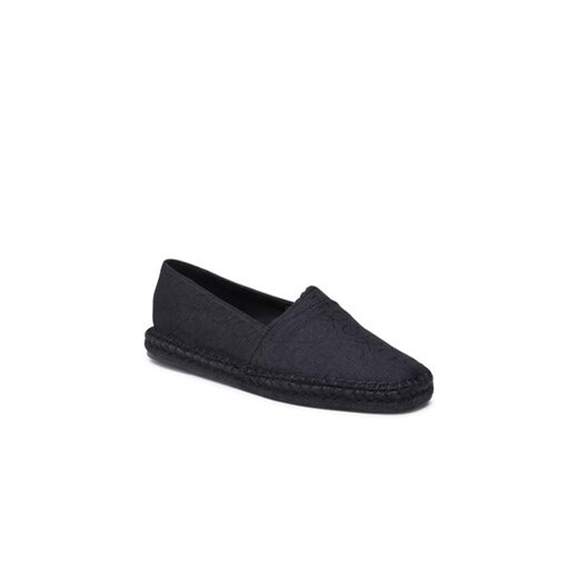Calvin Klein Espadryle Espadrille Mono Jq HM0HM00977 Czarny Calvin Klein 46 okazyjna cena MODIVO
