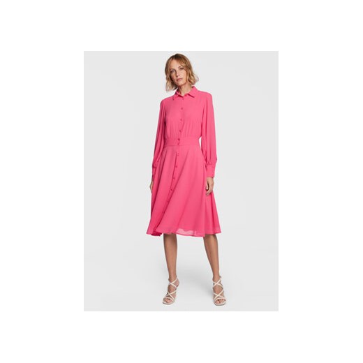 Fracomina Sukienka koszulowa FS23SD2003W41201 Różowy Regular Fit ze sklepu MODIVO w kategorii Sukienki - zdjęcie 168656109