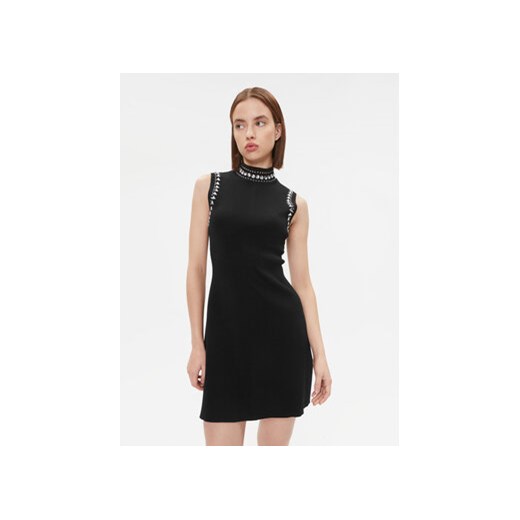 Gaudi Sukienka dzianinowa 321FD13006 Czarny Regular Fit ze sklepu MODIVO w kategorii Sukienki - zdjęcie 168656138