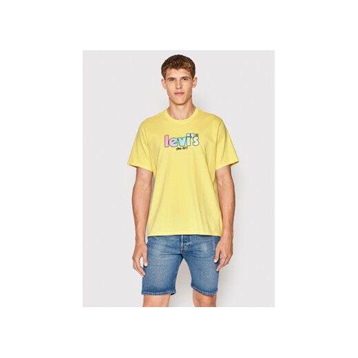 Levi's® T-Shirt 16143-0162 Żółty Relaxed Fit XXL MODIVO