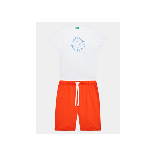 United Colors Of Benetton Komplet t-shirt i spodenki 3096GK00B Kolorowy Regular Fit ze sklepu MODIVO w kategorii Komplety niemowlęce - zdjęcie 168656228