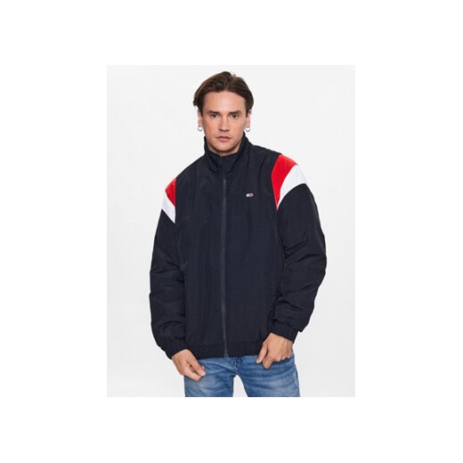 Tommy Jeans Kurtka przejściowa Colorblock Essential DM0DM16580 Granatowy Regular Fit ze sklepu MODIVO w kategorii Kurtki męskie - zdjęcie 168656726