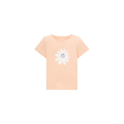 Tom Tailor T-Shirt 1035155 Pomarańczowy Regular Fit ze sklepu MODIVO w kategorii Bluzki dziewczęce - zdjęcie 168656788