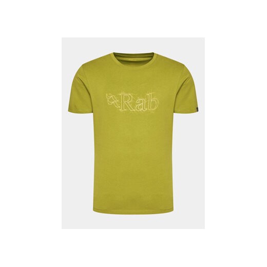 Rab T-Shirt Stance QCB-33 Zielony Regular Fit ze sklepu MODIVO w kategorii T-shirty męskie - zdjęcie 168657348