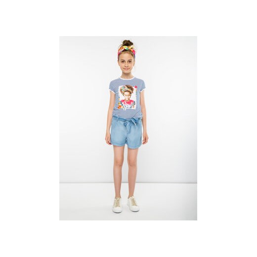 Mayoral T-Shirt 3010 Kolorowy Regular Fit ze sklepu MODIVO w kategorii Bluzki dziewczęce - zdjęcie 168657426