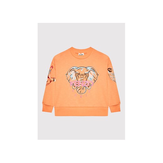 Kenzo Kids Bluza K15515 Pomarańczowy Regular Fit ze sklepu MODIVO w kategorii Bluzy chłopięce - zdjęcie 168657675