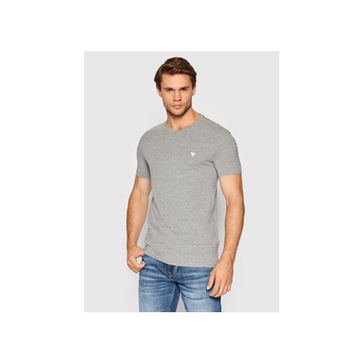 Guess T-Shirt M2YI24 J1311 Szary Super Slim Fit ze sklepu MODIVO w kategorii T-shirty męskie - zdjęcie 168657846