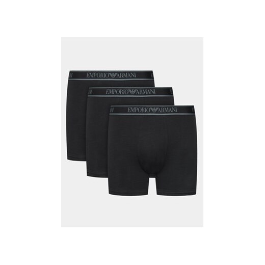 Emporio Armani Underwear Komplet 3 par bokserek 111473 3F717 91020 Czarny ze sklepu MODIVO w kategorii Majtki męskie - zdjęcie 168657855