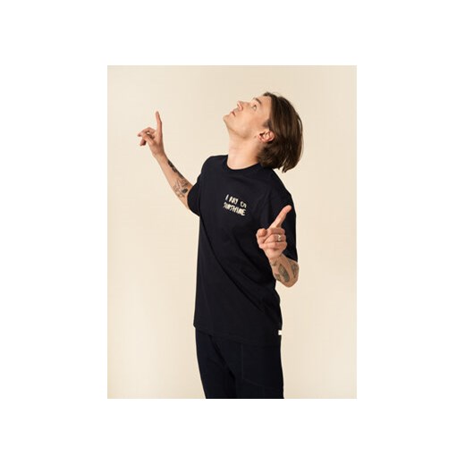 Outhorn T-Shirt OTHSS23TTSHM465 Granatowy Regular Fit ze sklepu MODIVO w kategorii T-shirty męskie - zdjęcie 168658598