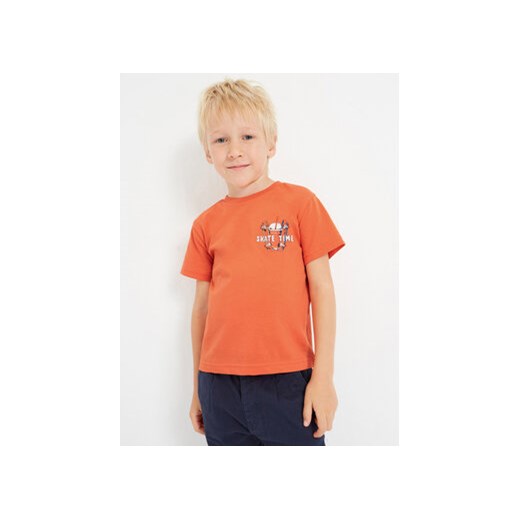 Mayoral T-Shirt 3013 Pomarańczowy Regular Fit ze sklepu MODIVO w kategorii T-shirty chłopięce - zdjęcie 168658855