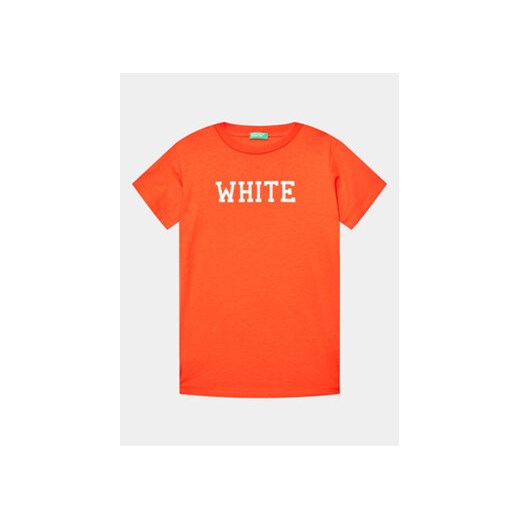 United Colors Of Benetton T-Shirt 3096C10BJ Czerwony Regular Fit ze sklepu MODIVO w kategorii T-shirty chłopięce - zdjęcie 168658856