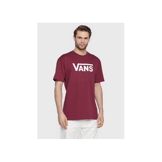 Vans T-Shirt Classic VN000GGG Bordowy Classic Fit ze sklepu MODIVO w kategorii T-shirty męskie - zdjęcie 168658858