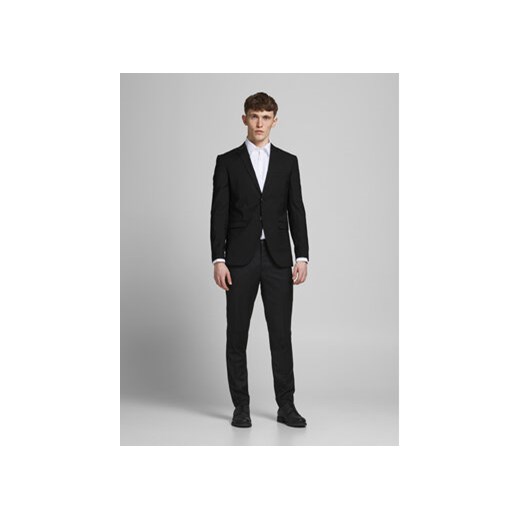 Jack&Jones Garnitur Franco 12181339 Czarny Super Slim Fit ze sklepu MODIVO w kategorii Garnitury męskie - zdjęcie 168659529