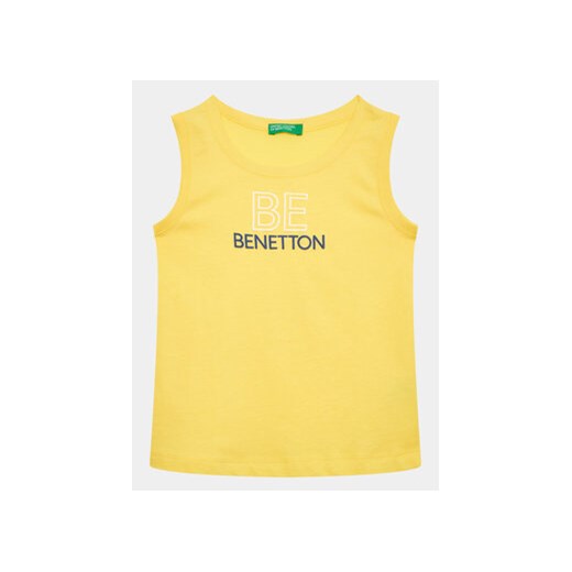 United Colors Of Benetton Top 3I1XGH00P Żółty Regular Fit ze sklepu MODIVO w kategorii Koszulki niemowlęce - zdjęcie 168659776