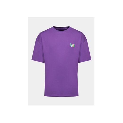 Night Addict T-Shirt MTS-NA149SOUL Fioletowy Regular Fit ze sklepu MODIVO w kategorii T-shirty męskie - zdjęcie 168659888