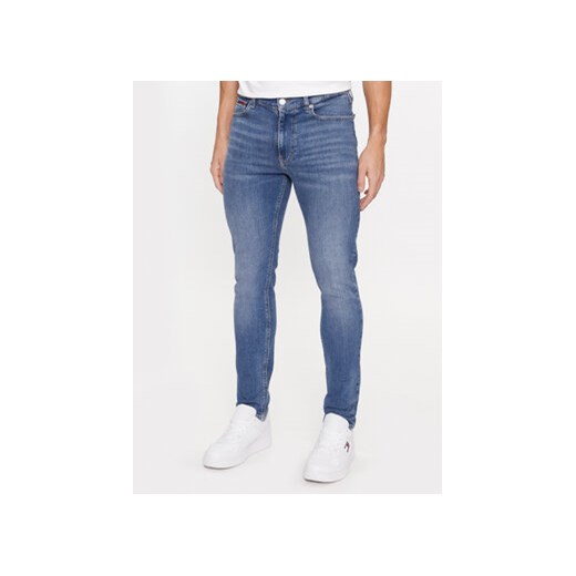 Tommy Jeans Jeansy Simon DM0DM17426 Niebieski Skinny Fit Tommy Jeans 34_32 wyprzedaż MODIVO