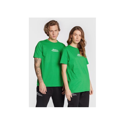 Ellesse T-Shirt Unisex Russano SGP16251 Zielony Regular Fit ze sklepu MODIVO w kategorii Bluzki damskie - zdjęcie 168660187