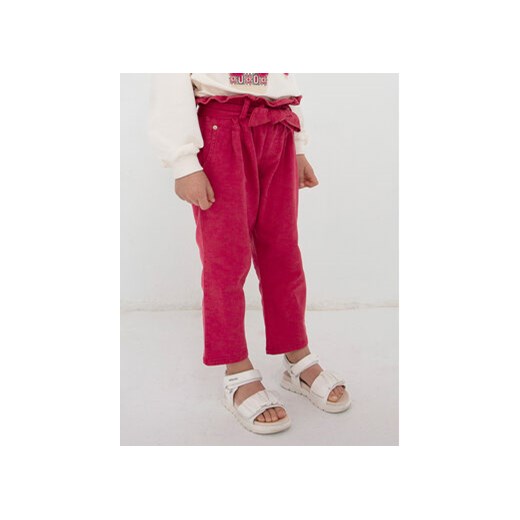 Mayoral Spodnie materiałowe 3502 Bordowy ze sklepu MODIVO w kategorii Spodnie dziewczęce - zdjęcie 168660196