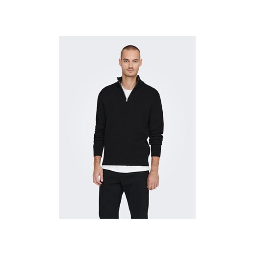 Only & Sons Sweter 22023210 Czarny Regular Fit ze sklepu MODIVO w kategorii Swetry męskie - zdjęcie 168660536