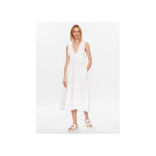 Seafolly Sukienka letnia Sunbreak 54878-DR Biały Relaxed Fit ze sklepu MODIVO w kategorii Sukienki - zdjęcie 168660677