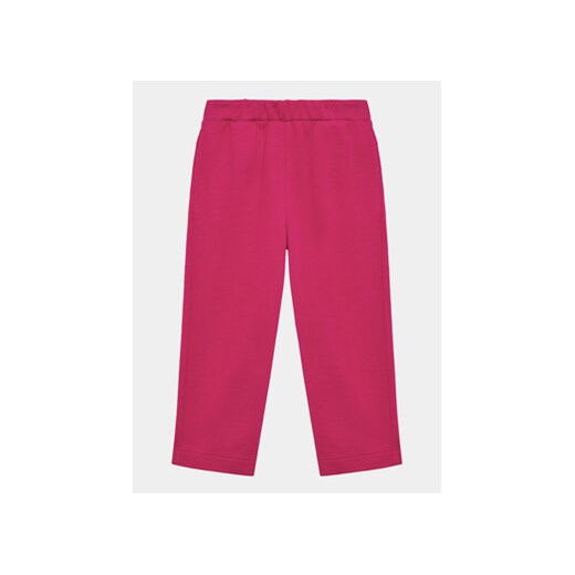 United Colors Of Benetton Spodnie dresowe 3J68CF03Z Różowy Straight Fit ze sklepu MODIVO w kategorii Spodnie dziewczęce - zdjęcie 168661076