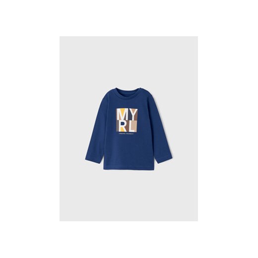 Mayoral Bluzka 108 Granatowy Regular Fit ze sklepu MODIVO w kategorii T-shirty chłopięce - zdjęcie 168661298