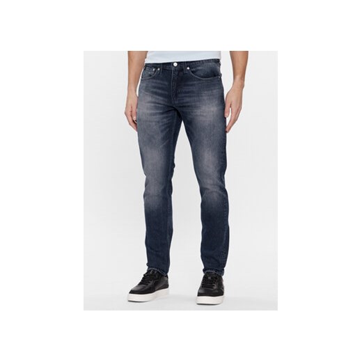 Calvin Klein Jeans Jeansy J30J324189 Granatowy Slim Fit ze sklepu MODIVO w kategorii Jeansy męskie - zdjęcie 168661417