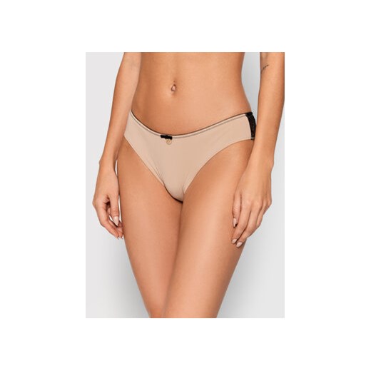Emporio Armani Underwear Figi klasyczne 162525 1A201 03914 Beżowy ze sklepu MODIVO w kategorii Majtki damskie - zdjęcie 168661765