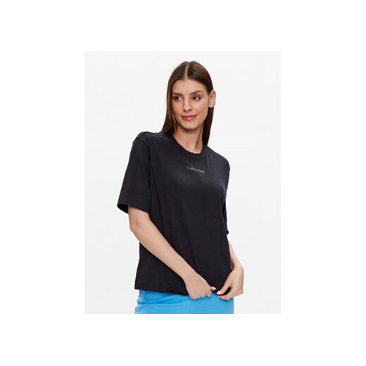 Calvin Klein Performance T-Shirt 00GWS3K104 Czarny Relaxed Fit ze sklepu MODIVO w kategorii Bluzki damskie - zdjęcie 168661777