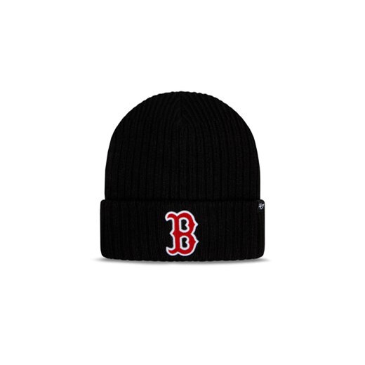 47 Brand Czapka MLB Boston Red Sox Thick Cord Logo 47 B-THCCK02ACE-BK Czarny ze sklepu MODIVO w kategorii Czapki zimowe damskie - zdjęcie 168661835